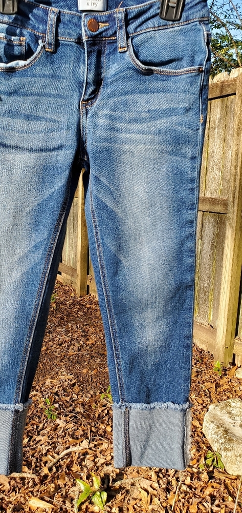 Girls jean capris